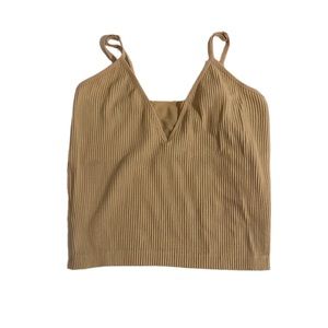 FRANCESCA'S AYR basic nude closet essentials mesh tank top
